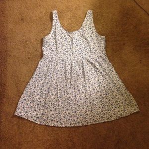 Light blue floral dress