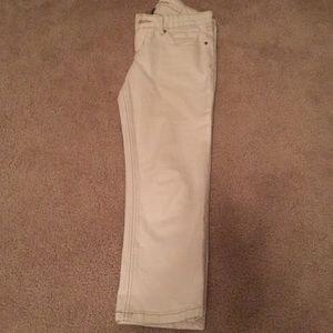 White crop Denim
