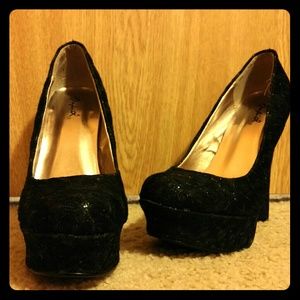 Black heels (6 inches)