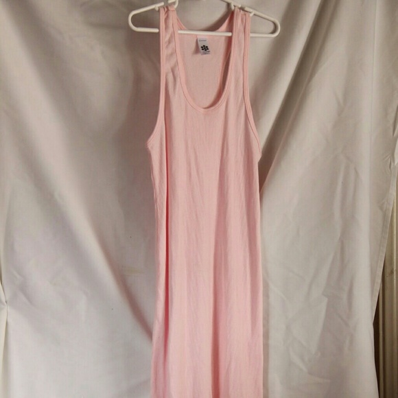 Pink tank top dress