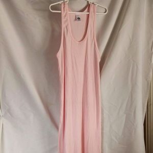 Pink tank top dress