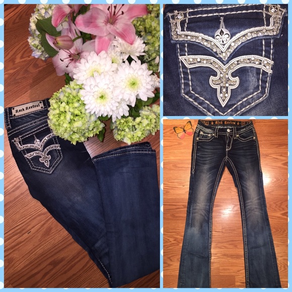 ❗️SOLD❗️Rock Revival boot cut jeans!! SOLD - Picture 1 of 1