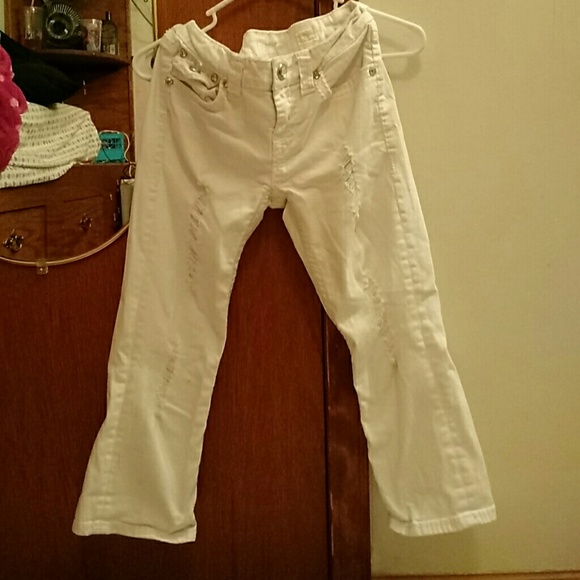 La idol White capris