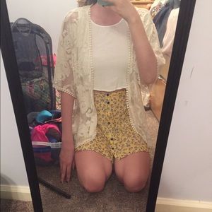 Adorable lace kimono