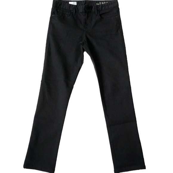 Gap straight leg black jeans