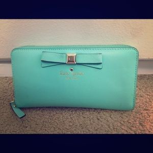 Authentic Kate Spade wallet - Tiffany blue