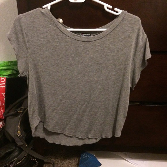 Grey brandy Melville top