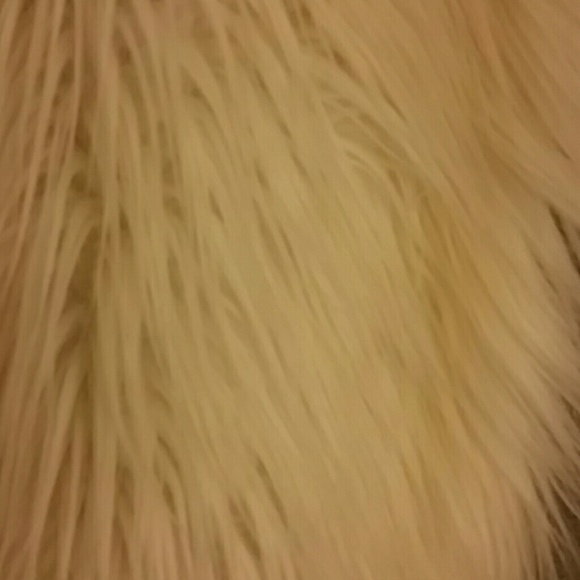 Cream Color Fur Vest - Picture 2 of 3