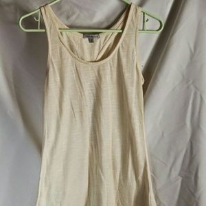 Creme colored racer back tank top