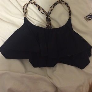 2Black bathing suit tops