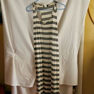 Striped maxi dress