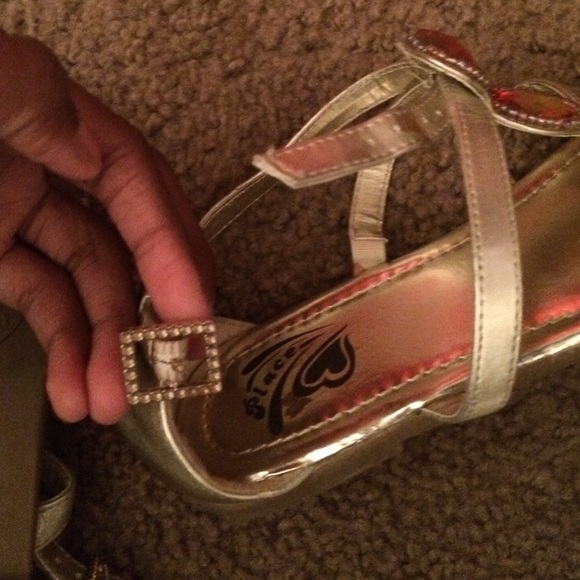 Gold Jem Sandals - Picture 2 of 4