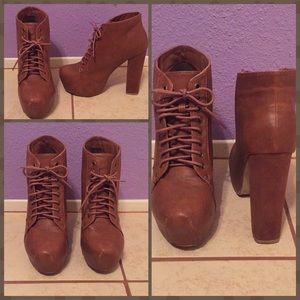 Chunky Heels with laces