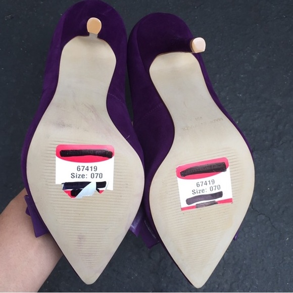 SteveMadden Steven purple pumps Sz 7 - Picture 3 of 4