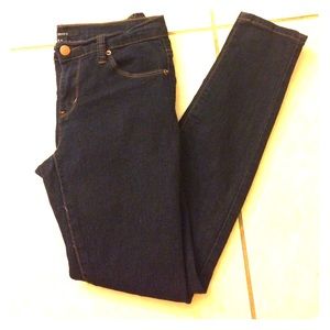 Dark blue denim jeans