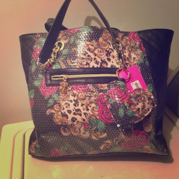 Betsey Johnson sequins bag