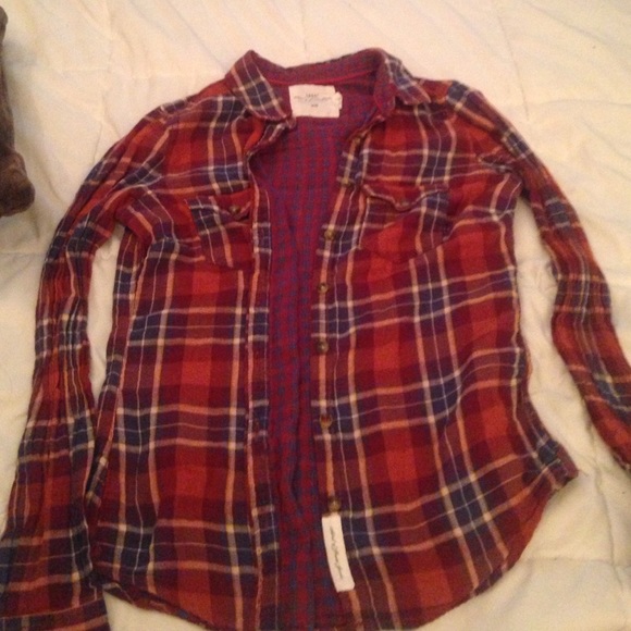 Red & blue flannel!
