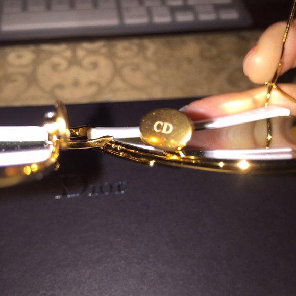 Authentic Dior Metal Rectangular Sunglasses - Picture 3 of 3