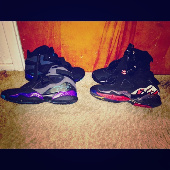 Jordans 8s playoffs &Aqua selling as a package 330