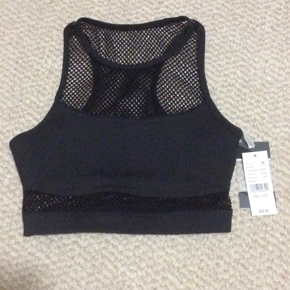 Mesh Sports Bra / Crop Top