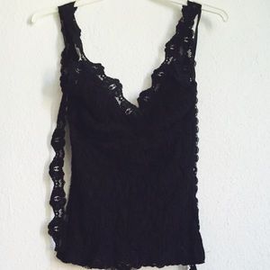 Lace halter top