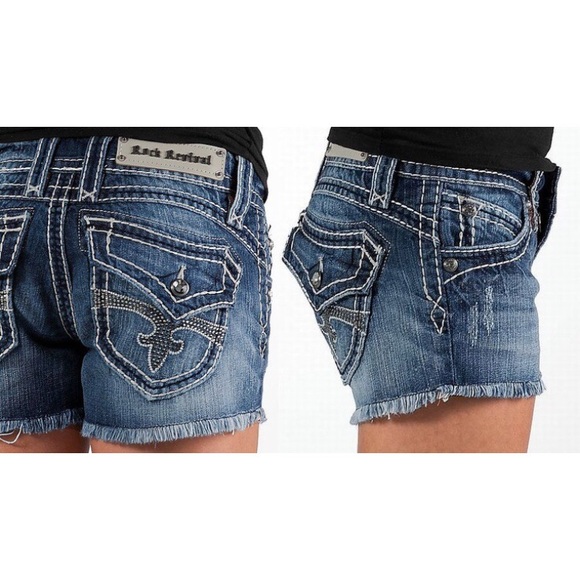 Rock Revival rhinestone shorts size:24
