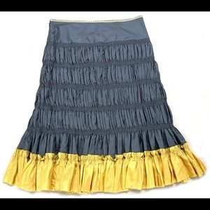 PRICE DROP Snak Anthropologie Tiered Ruffled Skirt