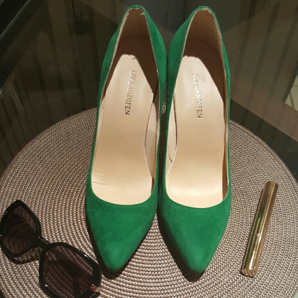 Green heels