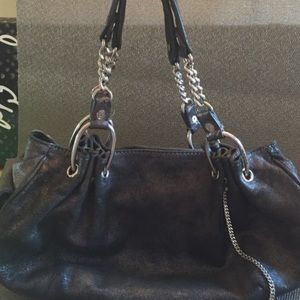 🎉 JUICY COUTURE 🎉 METALLIC GRAY HANDBAG