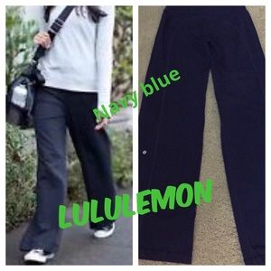 Lululemon Still Pants Navy Blue Size 6