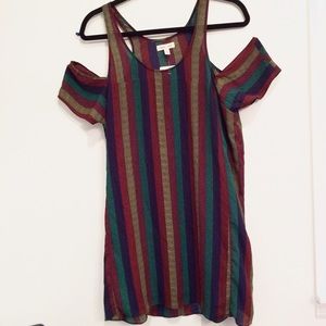 Silence + Noise Open Shoulder Dress