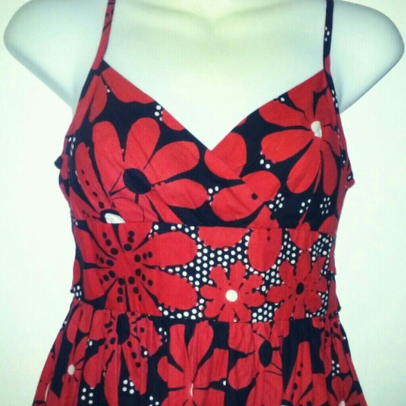 Fire Los Angeles red print dress - Picture 2 of 3