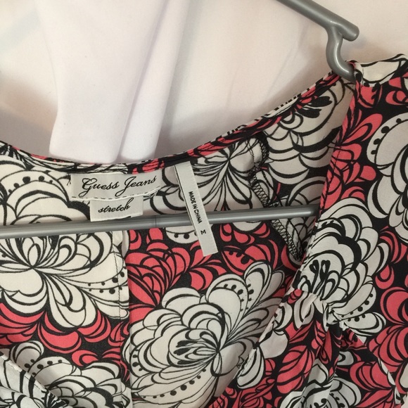 Top Guess jeans stretch size M 95% silk