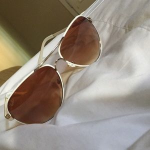 White framed ray bans