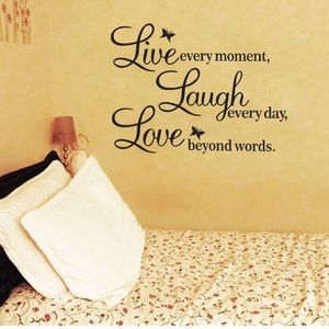 Quotes vinyl wall decal