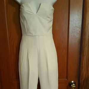 Cream colored jumpsuit