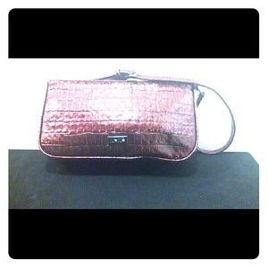 NWOT Small Faux Crocskin Handbag