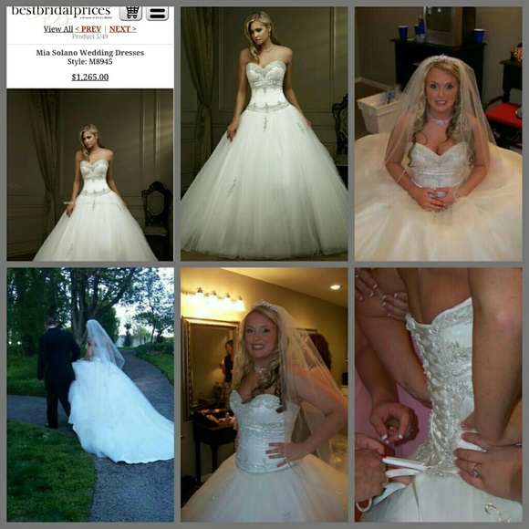 Mia Solano wedding gown