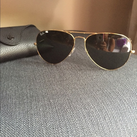 Rayban oversized aviator sunglasses unisex