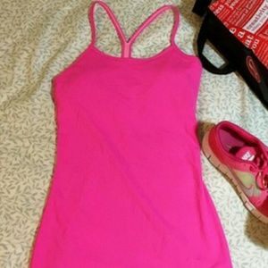 Lululemon Hot Pink Power Y