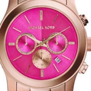 MK Rosegold with pink watch-SOLD
