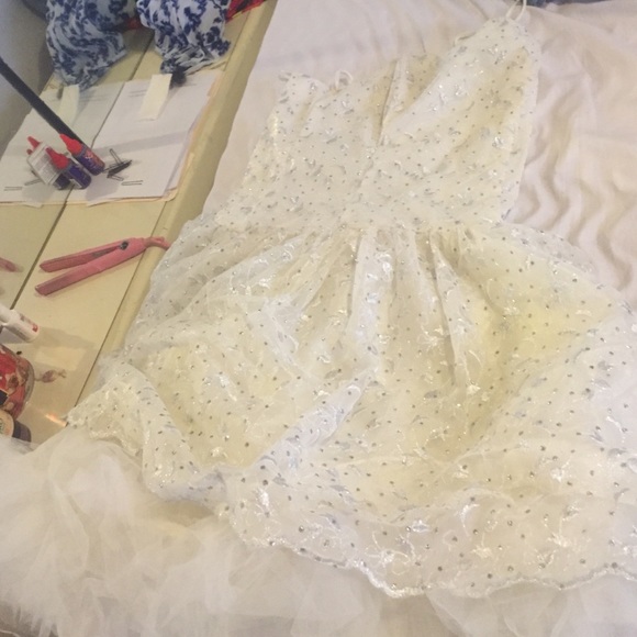 FLASH SALE White Prom Dress ONE OF A KIND