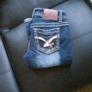 Amethyst blue jeans