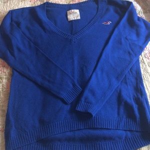 Hollister blue sweater