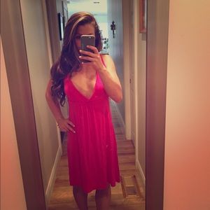 Sun dress - deep v and flowy