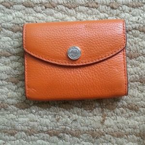 Orange Michael kors wallet