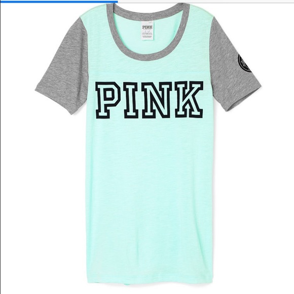 PINK Crew neck tee