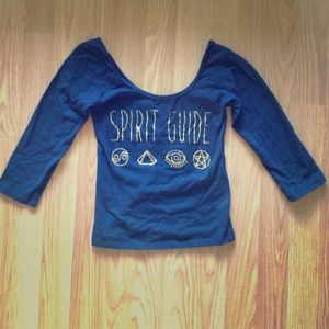 Urban Outfitters "Spirit Guide" fitted shirt