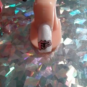 Fox Racing nail decals