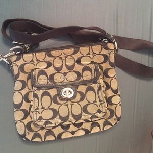 Coach cross body purse
